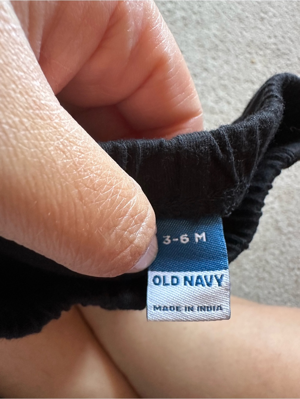 Old Navy Lot of 3 Ruffle Butt infant pants in green, blue, size black 3-6 months - Picture 8 of 13